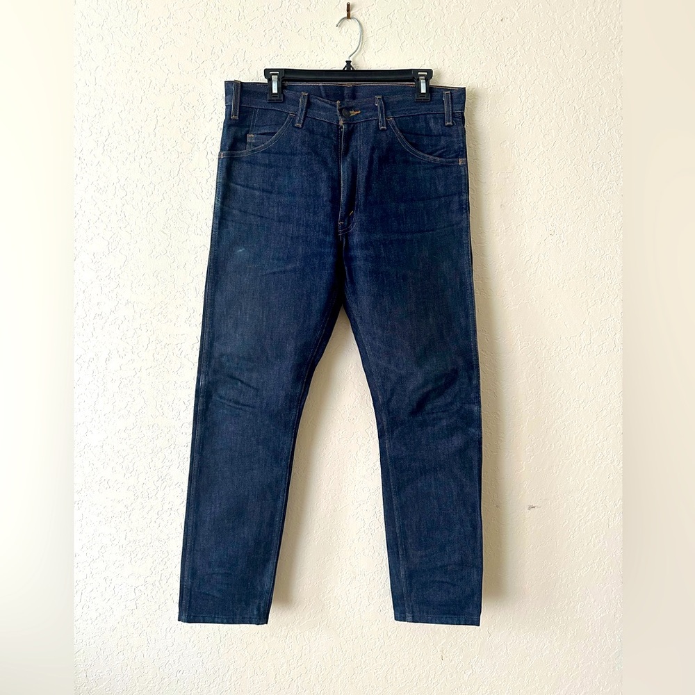 Levi’s Vintage Clothing LVC 606 Super Slim  Sz 32 Rigid USA Cone Denim Big E